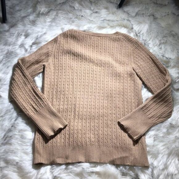Old Navy Twilightcore tan perfect fit chunky knit sweater - Picture 6 of 7
